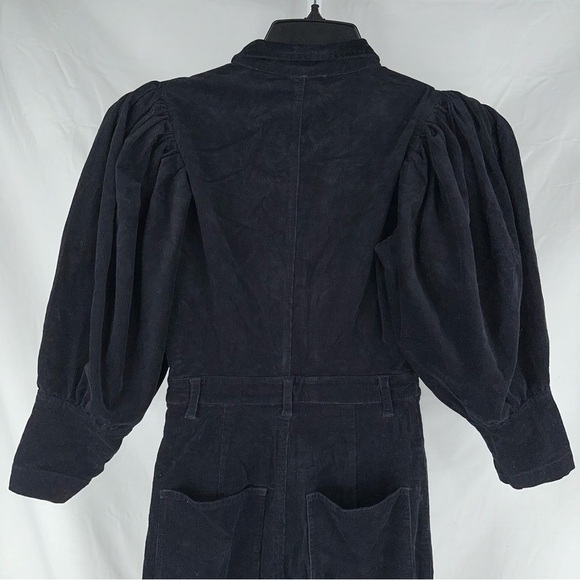 We Wore What Jumpsuit, Black Corduroy Women's XS - Picture 8 of 8